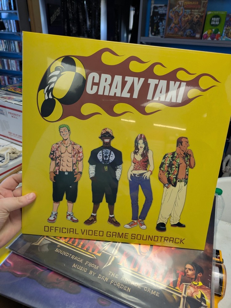 VGM Crazy Taxi Soundtrack Yellow Vinyl Record Offspring Sealed not moonshake