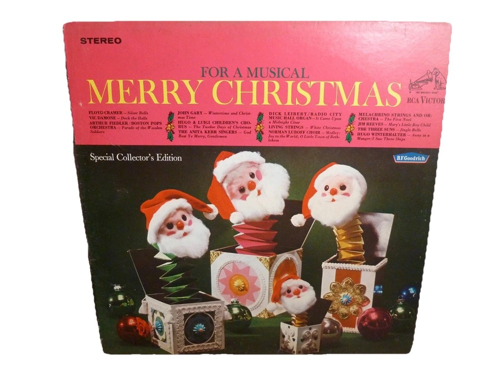 For A Musical Merry Christmas (Vinyl Record, 12″ Holiday, 1967)