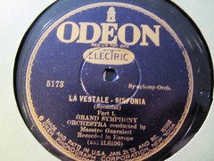 1928 Antonio Guarnieri SPONTINI LA VESTALE SINFONIA Milan Grand Symphony Odeon