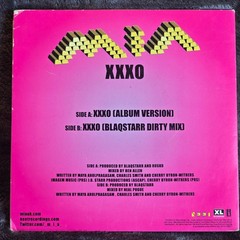 M.I.A. ~ XXXO ~ 7″ TRANSLUSCENT RED 2010 ~ EX/VG+ ~ BLAQSTARR