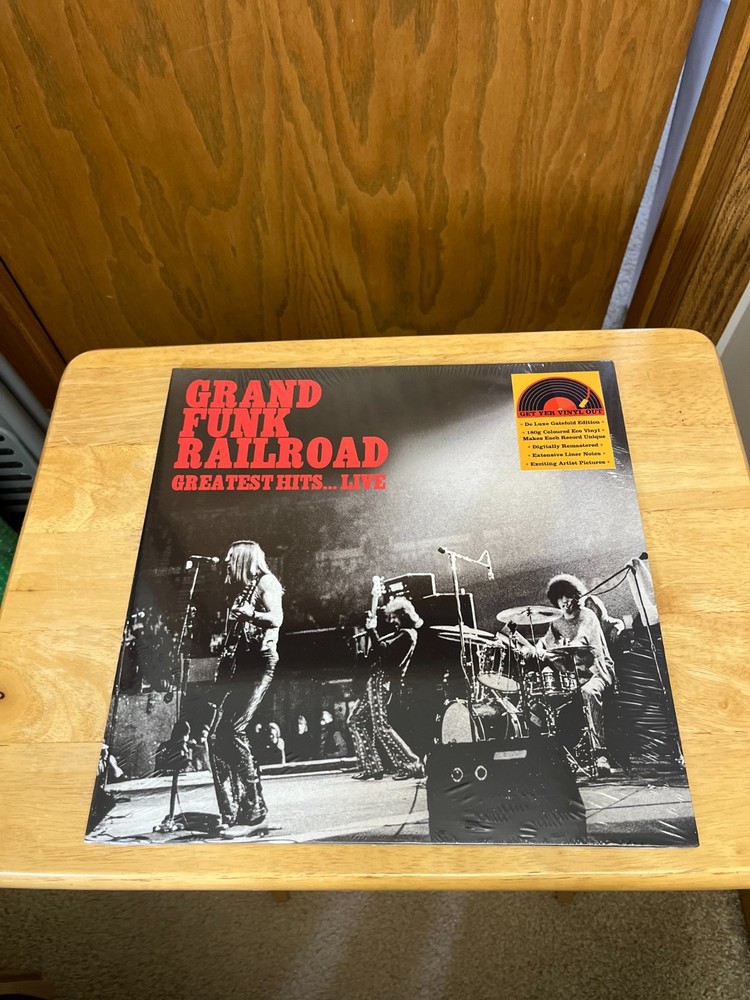 GRAND FUNK RAILROAD GREATEST HITS…LIVE (ECO MIXED VINYL) 180g sealed AS IS