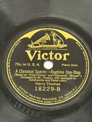 VICTOR 18229 HARRY THOMAS DELIRIOUS RAG-ONE STEP CLASSICAL SPASM 78 HMV