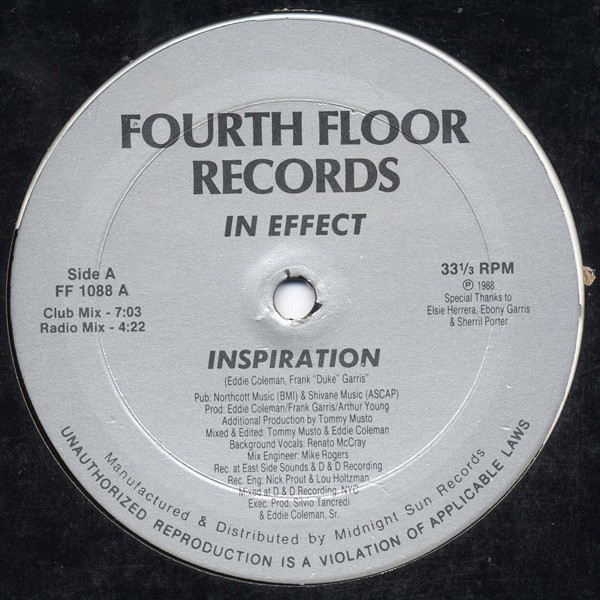 In Effect – Inspiration (12″) (Mint (M)) 2638322703