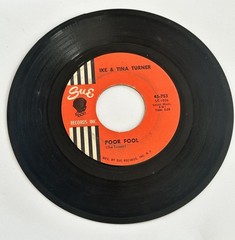 Vintage R&B Soul 45 RPM Record Lot of 9 Etta James Ike Tina Turner Mercury Argo