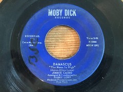 Jimmie Cairo 45 rpm 7″ record DAMASCUS – Moby Dick Records Vinyl