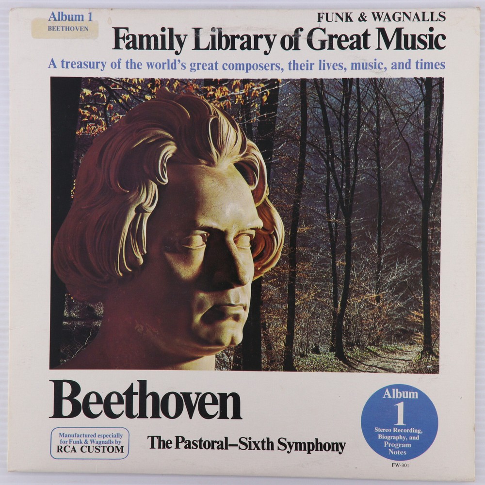 Funk & Wagnalls Beethoven’s “The Pastoral Sixth Symphony” 1976 Stereo LP FW-301