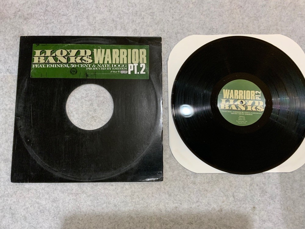 Lloyd Banks – Warrior Pt. 2 12″ Record 2004 G-Unit Hip Hop 33 RPM
