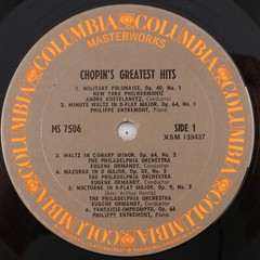 Ormandy / Kostelanetz – Chopin’s Greatest Hits Reissue – LP Record MS 7506