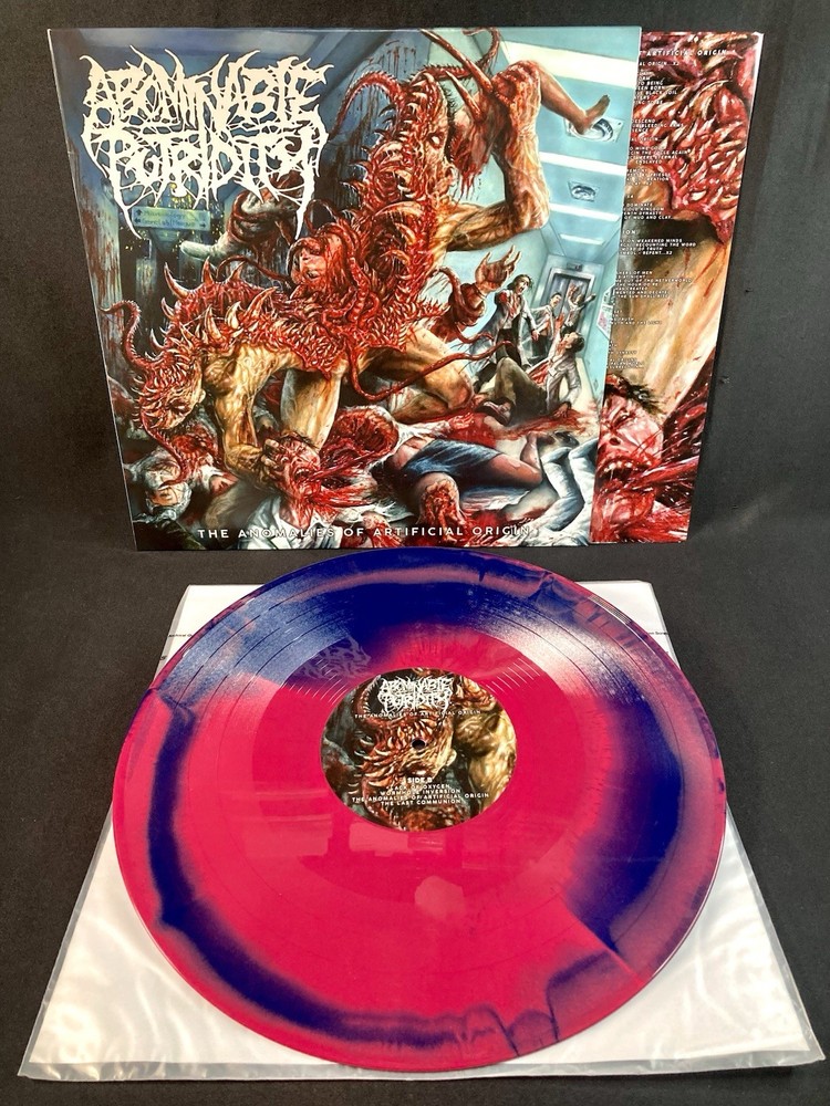 Abominable Putridity-The Anomalies Of Artificial Origin RARE SPLATTER VINYL 2015