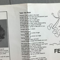 Feederz Teachers in Space Lp 1986 original with insert AZ punk rock