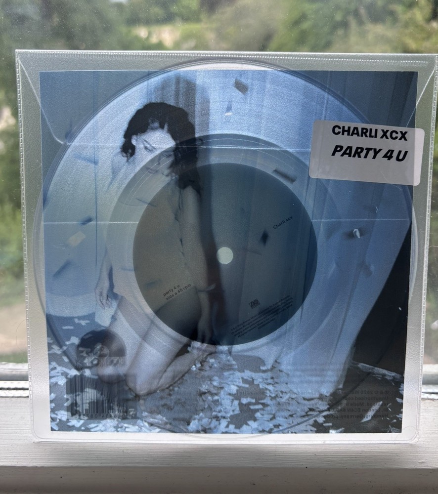 Charlie XCX – PARTY 4 U – 7” Vinyl Record Store Day RSD 2026 Clear Picture Disc
