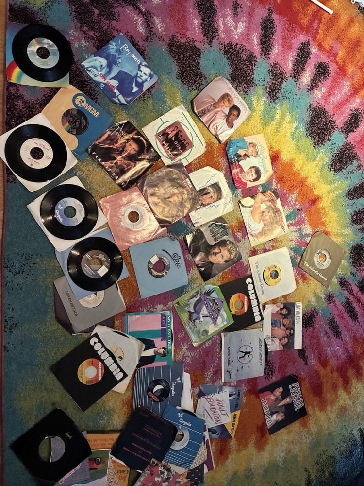 “45s” records vinyl music lot
