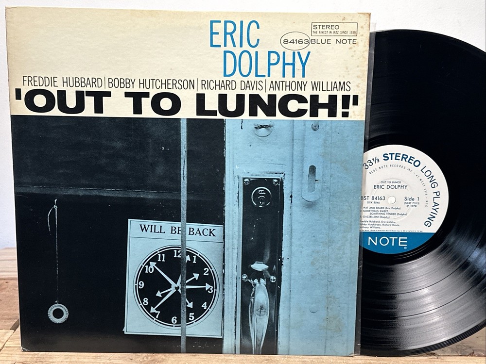 ERIC DOLPHY “OUT TO LUNCH” BLUE NOTE BST84163 Liberty 1966 LP Bobby Japanese