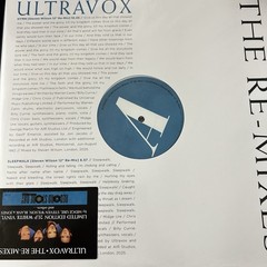Ultravox The Re-Mixes RSD 2026 VINYL BRAND NEW