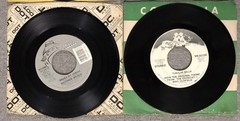 17pc Lot VINTAGE 45rpm VINYL 7″ RECORDS / 1970s & 1980s SINGLES ELECTRONIC ONLY