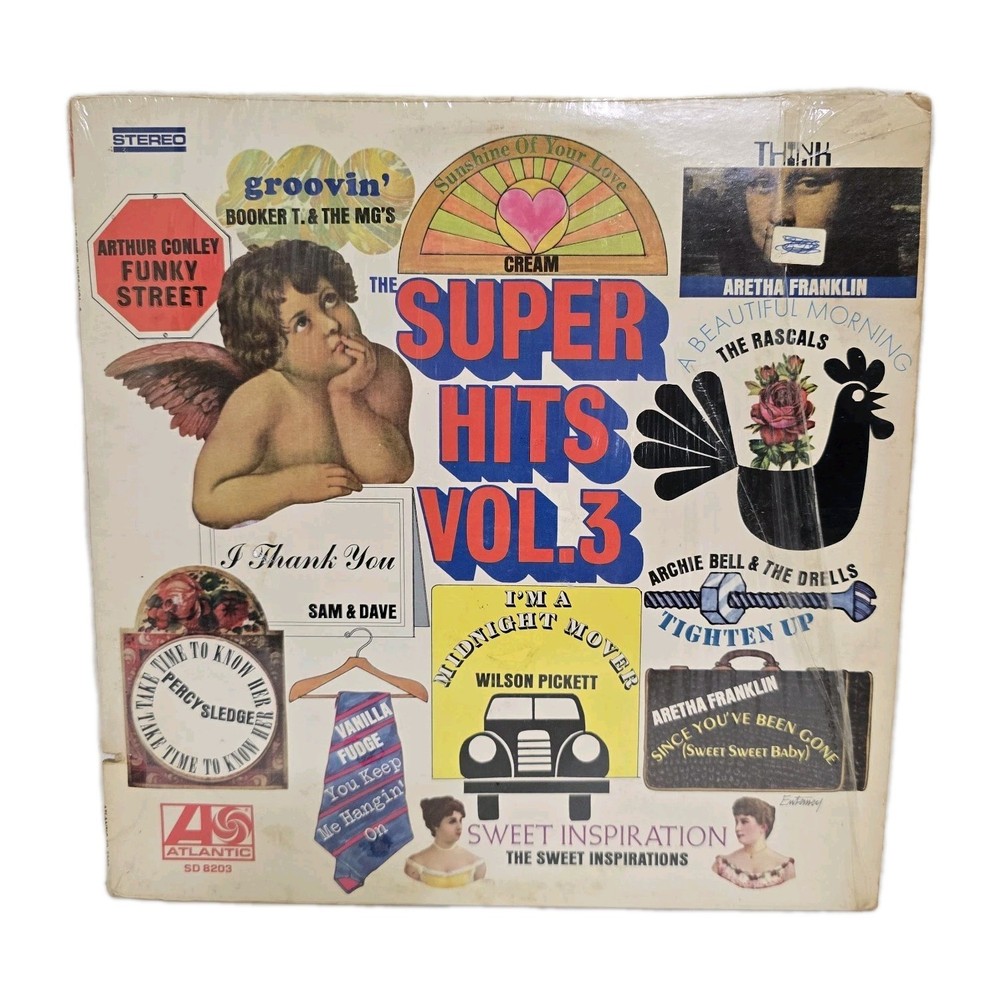 THE SUPER HITS VOL 3 Compilation 1968 Vinyl Atlantic SD 8203 Rock Pop Various