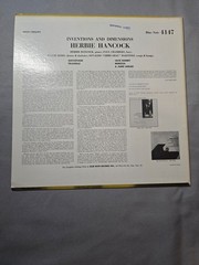 Herbie Hancock Inventions & Dimensions BLP 4147 Mono 1st Press DG Ear Van Gelder