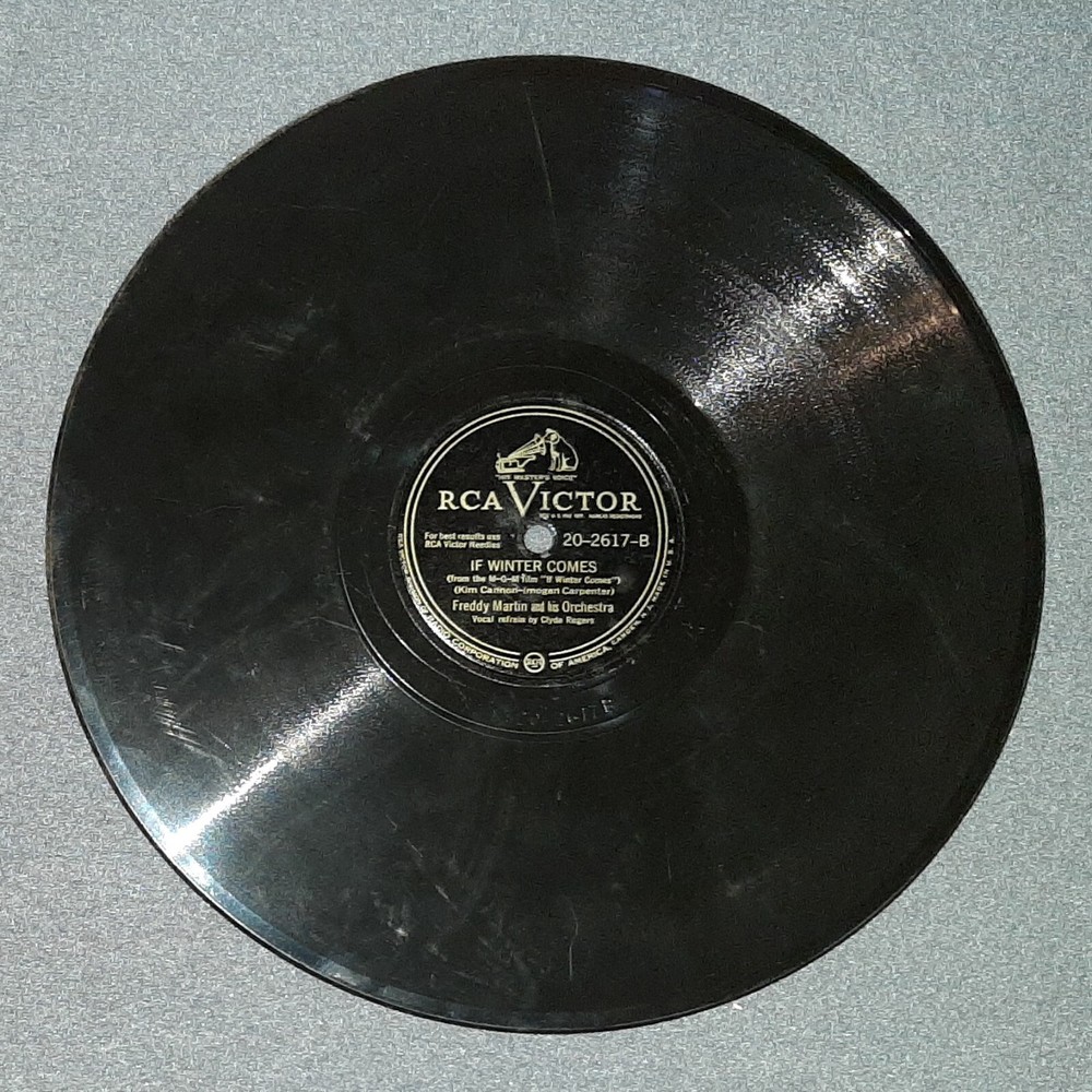 Freddy Martin: The Dickey-Bird Song / If Winter Comes (78 RPM Record)