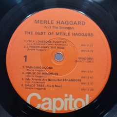 The Best of Merle Haggard LP Capitol 1972 VG+ Vinyl Orange Label Reissue Unipac
