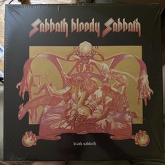 Rare! Black Sabbath (Ozzy) Sabbath Bloody Sabbath Black Vinyl LP Record Sealed