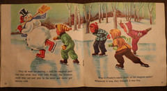 Frosty the Snowman 45 RPM Book with Record Little Golden Book
