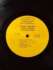 Edgar Winter’s White Trash- Roadwork 1972 Double LP Vinyl KEG31249 PLAYS GREAT