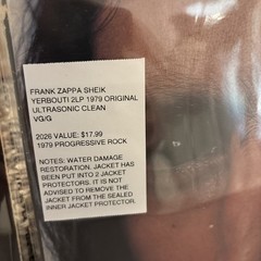Frank Zappa Vinyl Lp Record Lot Of 12 Collection Ultrasonic Cleaned & Graded