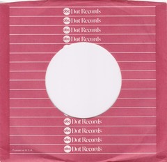 Mixed Lot of 3 ABC DOT RECORDS PINK/RED 7″ 45RPM Original Record Company Sleeves