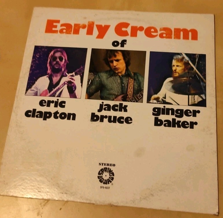 The Early Cream of Eric Clapton, Jack Bruce & Ginger Baker 4037 – LP Vinyl 1979