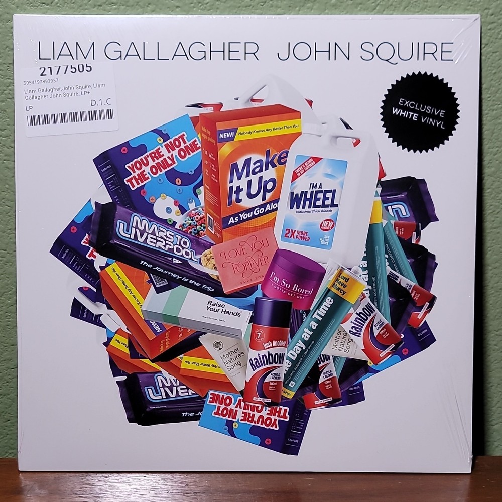 Liam Gallagher John Squire Exclusive White Vinyl LP 2020s Rock Warner Records
