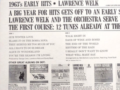 Lawrence Welk 1963’s EARLY HITS 12″ 33 1/3 LP Vinyl Record DLP 25510 DOT Records