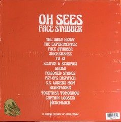 OH SEES Face Stabber 2-LP NEW RED ORANGE coachwhips pink brown fuzz damaged bug
