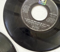 JIM CROCE Lot of 5 7” 45RPM Records Leroy Brown, Operator, Time In Bottle