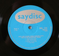 CLYDE BERNHARDT / HARLEM BLUES & JAZZ BAND “BLUES & JAZZ FROM HARLEM” LP RECORD
