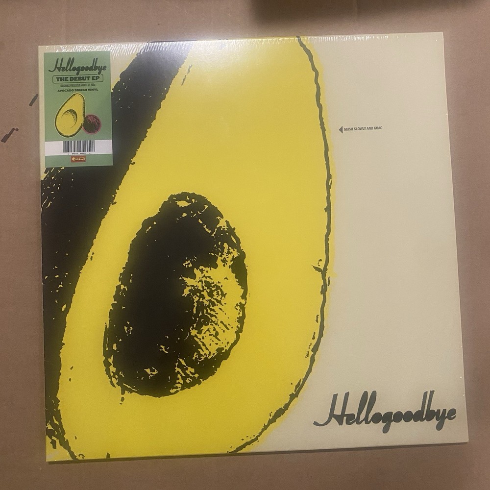hellogoodbye “Hellogoodbye” Debut EP 12″ “Avocado Smash” Vinyl Drive Thru