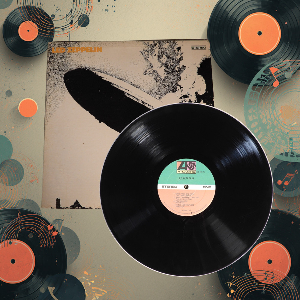 Led Zeppelin ‎– Led Zeppelin LP 1977 US Reissue Specialty Pressing VG