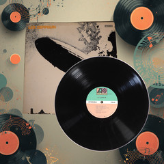 Led Zeppelin ‎– Led Zeppelin LP 1977 US Reissue Specialty Pressing VG