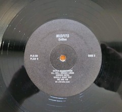 Misfits Evilive LP 1989 2nd Press Plan 9 Caroline Records EX/EX VERY RARE CLEAN