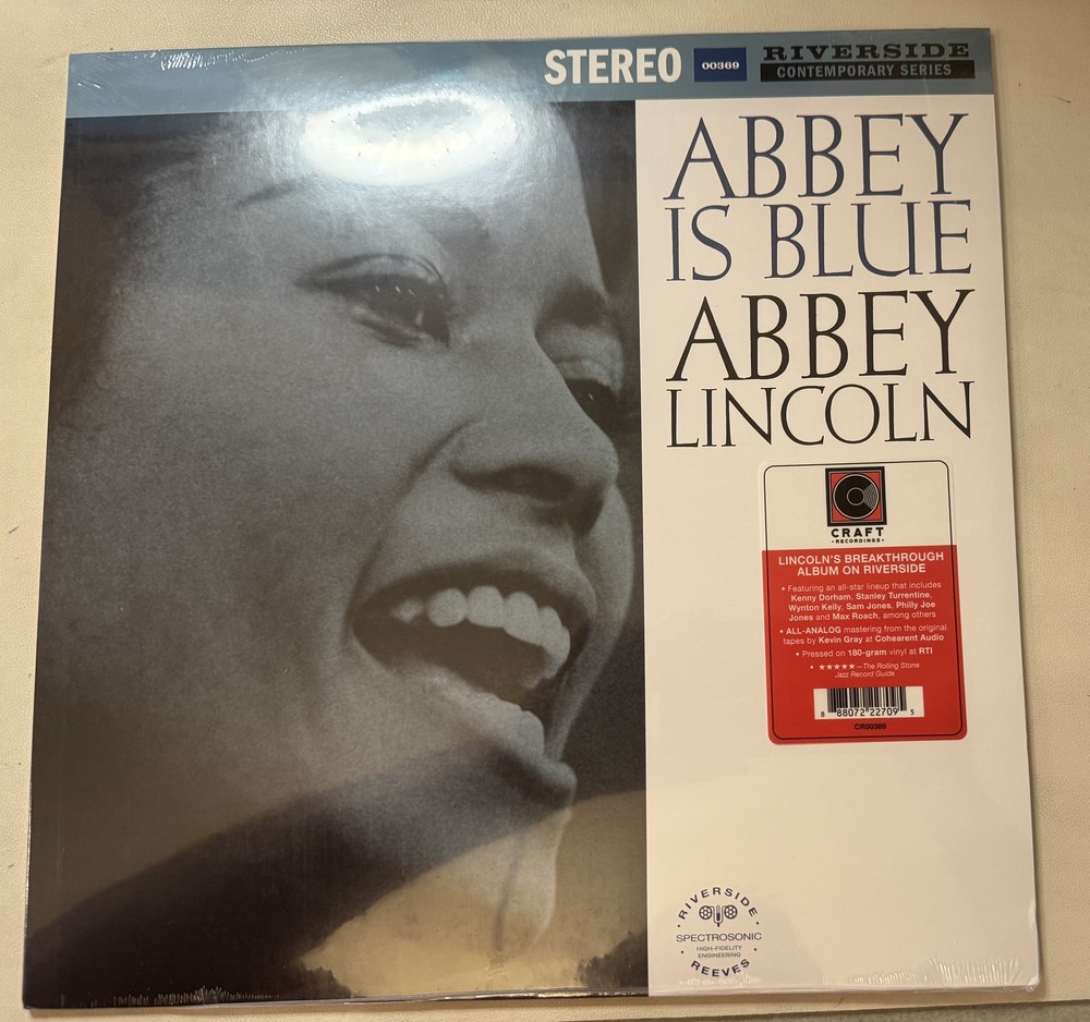Abbey Lincoln – Abbey Is Blue (LP, Album, RE, RM, 180) 2021 Riverside Records, C