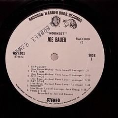 JOE BAUER/MOONSET/1971/WLPROMO/WITH PICTURE INSERT/VG/EX