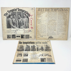 THE TEMPTATIONS – Three 1960s Vinyl LP Lot – Meet The, Gettin’ Ready, Temptin’