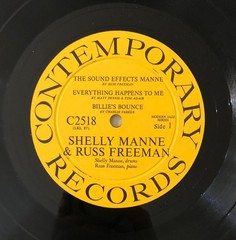 Shelly Manne/Russ Freeman-Rare Orig DG Jazz 10” LP-Contemporary 2518-VSVG+/HEAR