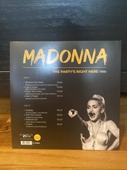 Madonna THE PARTY’S RIGHT HERE 1990 VINYL LP RECORD New Unsealed