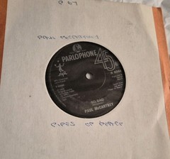 Paul McCartney Pipes Of Peace 7 Inch Vinyl Single Great Condition