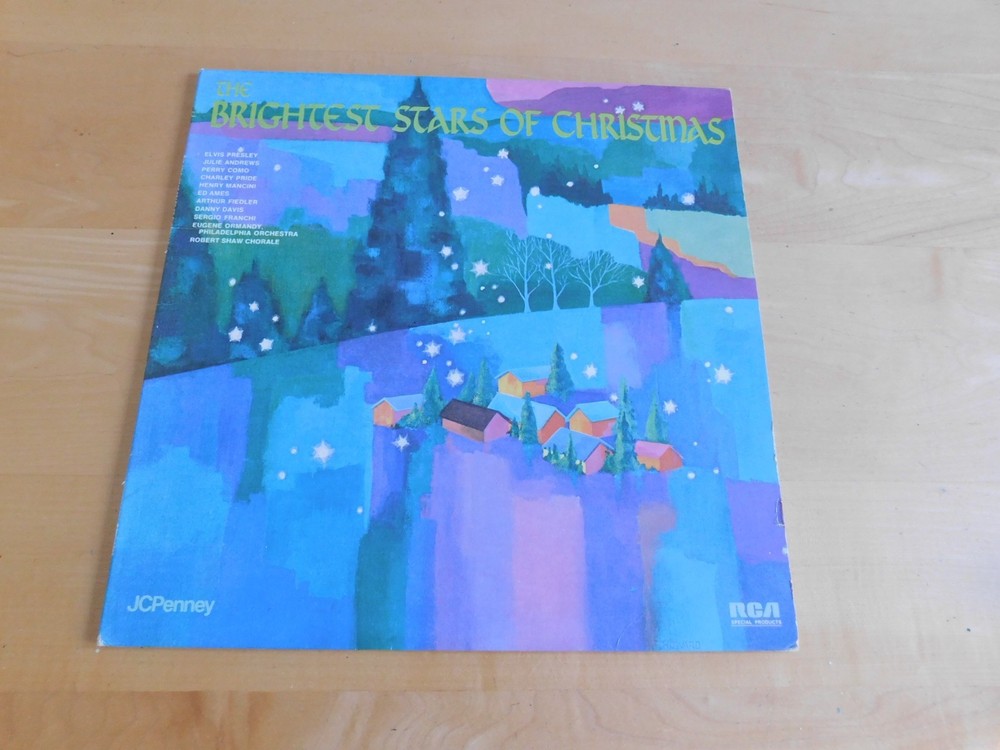 VARIOUS: the brightest stars of christmas RCA 12″ LP 33 RPM