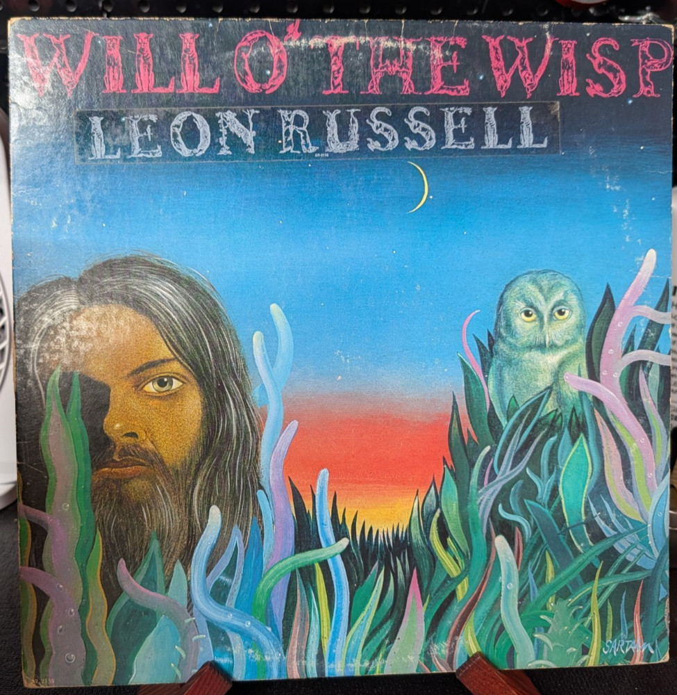 LEON RUSSELL – WILL O’ THE WISP Vinyl LP RECORD 1975 Album SR 2138