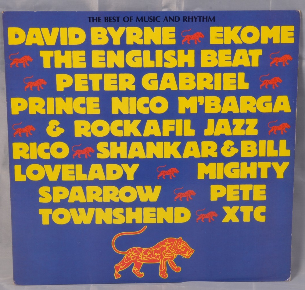 Best of Rhythm & Music Lp Prince Nico M’barga David Byrne Peter Gabriel English