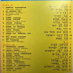 20 Songs from Hassidic Festivals – Koliphone 7474 • Vin Record Traditional RARE