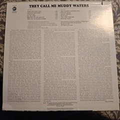 MUDDY WATERS “THEY CALL ME MUDDY WATERS” REISSUE USA VINYL LP 1977 VG+/VG+