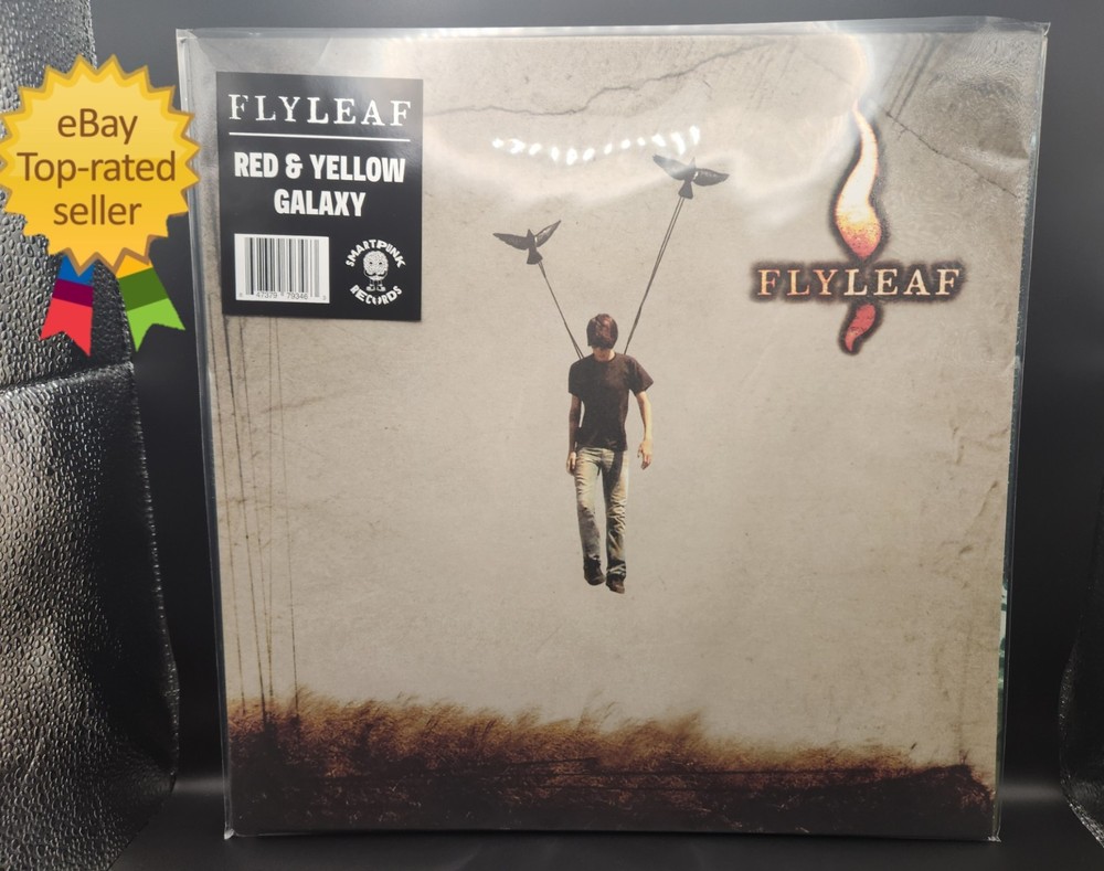 Flyleaf Self-Titled Vinyl LP Red/Yellow Galaxy Color – Never Played